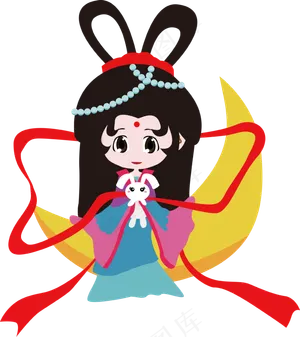 嫦娥奔月玉兔中秋