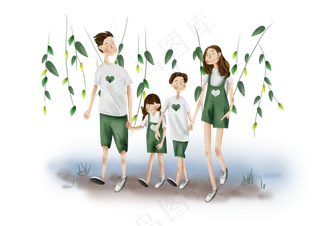 一家人旅行旅游