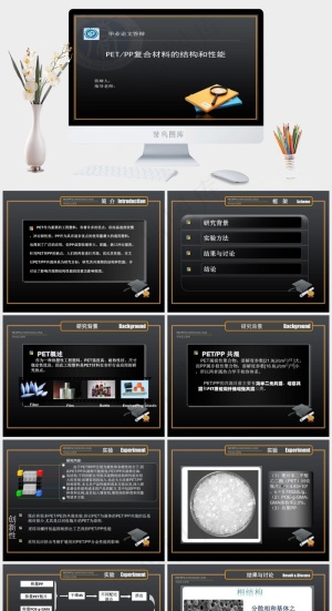 论文答辩
灰色硬朗简洁PPT模板预览图