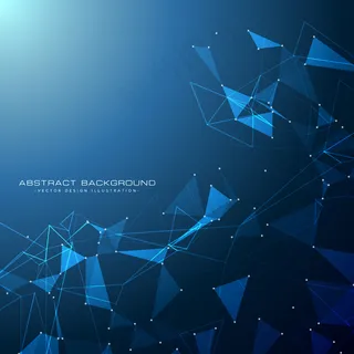 蓝色技术数字背景