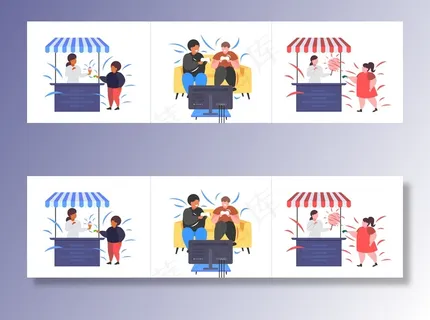 设定肥胖者不同姿势肥胖混血男女性格肥胖者不健康的生活方式观念