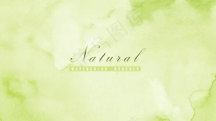 抽象的自然背景用绿色水彩颜料设计。eps,ai矢量模版下载