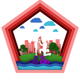 七夕情人节求婚情侣