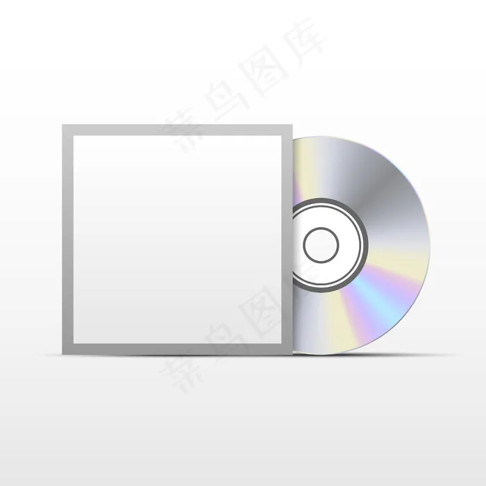 带黑色封面模板的Cd或dvd光盘eps,ai矢量模版下载