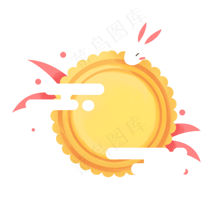 中秋可爱玉兔月饼