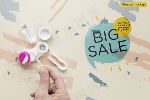 大卖场光学静物构图