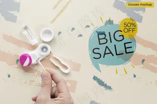 大卖场光学静物构图