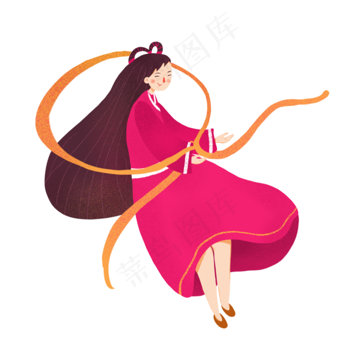 中秋节主题嫦娥人物