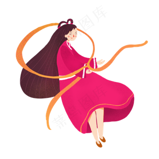 中秋节主题嫦娥人物