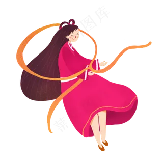 中秋节主题嫦娥人物