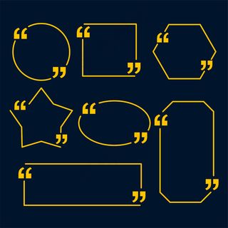 各种几何形状的线条样式引用模板