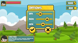 简单的游戏界面