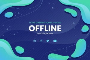 离线抽搐横幅banner模板