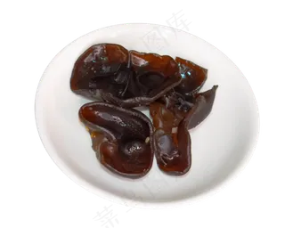 木耳蔬菜白色餐具