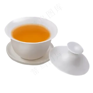 白色茶杯+盖 白色茶杯+盖