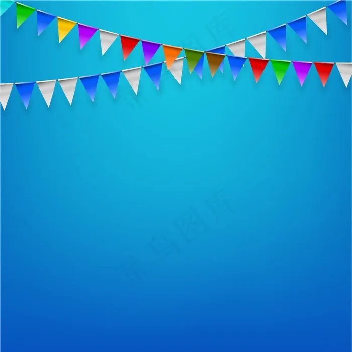 五彩纸屑生日快乐eps,ai矢量模版下载