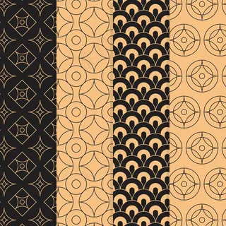 最小几何图案集合