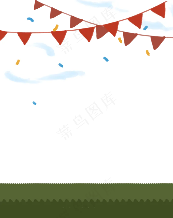 国庆节彩旗庆祝场景下载(5289X6669(DPI:300))psd模版下载