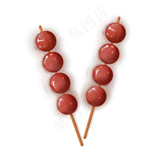 新年牛年立体糖葫芦