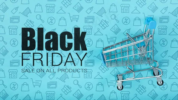 黑色星期五的代表性购物车