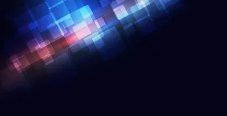 蓝色技术背景概念与文本空间