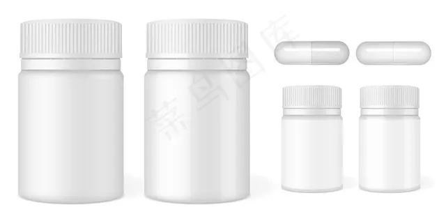 片剂和药丸的塑料包装。