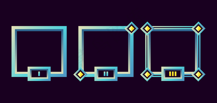 奇幻游戏ui边框