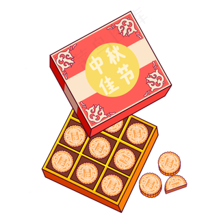 中秋佳节月饼礼盒