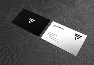 复古玫瑰背景表面名片模型样机