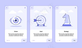 愿景目标战略入职屏幕