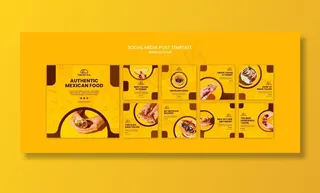 Instagram为墨西哥美食餐厅发布收集