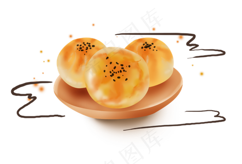 中秋节点心蛋黄酥