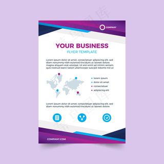 商务宣传单,DM传单彩色模板