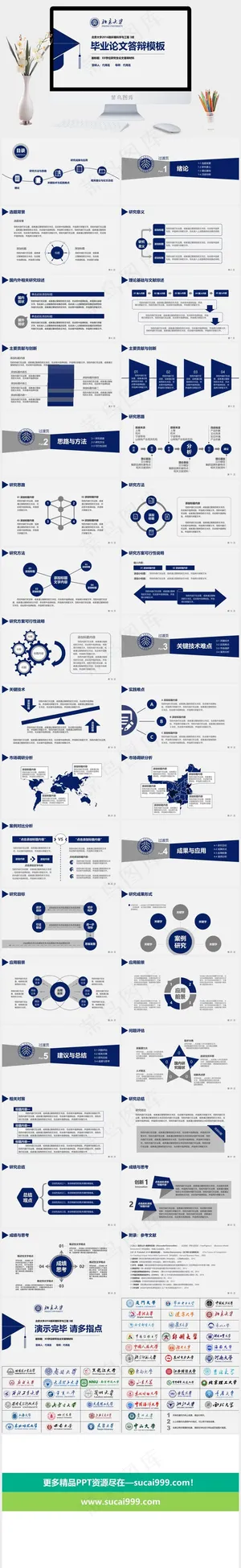 总结
灰色营销PPT模板预览图