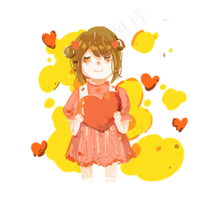 七夕爱意满满少女