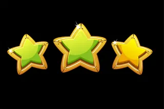 为游戏评级而收集的孤立金属星