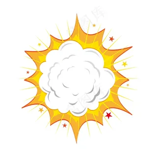 白色背景上的波普艺术矢量插图