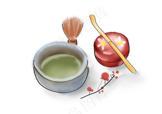 白露手绘古风功夫茶