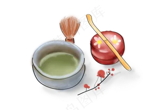 白露手绘古风功夫茶