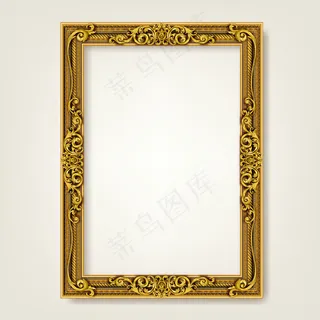 装饰性复古框架和边框