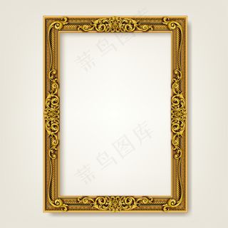 装饰性复古框架和边框