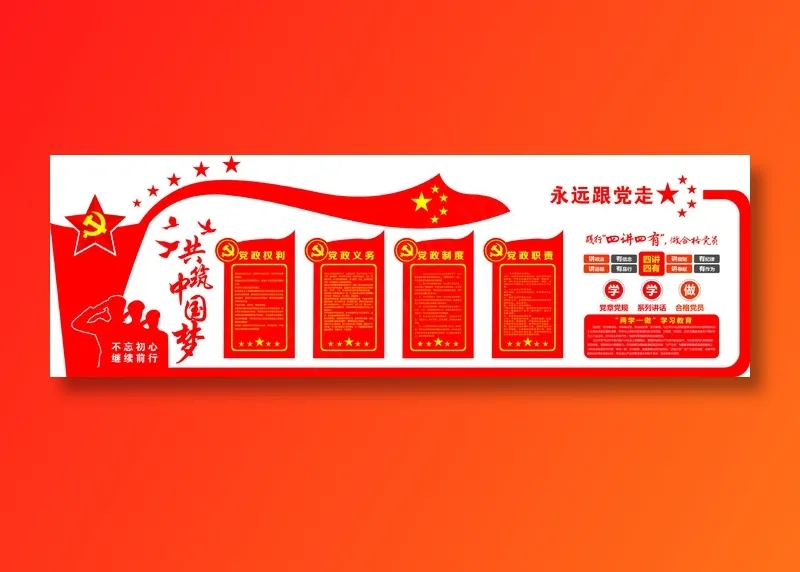 党员|活动室|党建|廉政|廉洁|文化墙cdr矢量模版下载