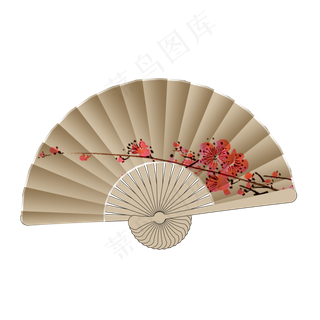 古风梅花折扇