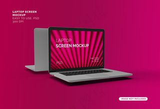 笔记本电脑屏幕模型样机