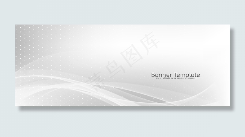 优雅的波浪式灰色背景eps,ai矢量模版下载