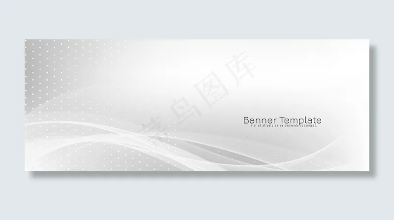 优雅的波浪式灰色背景eps,ai矢量模版下载