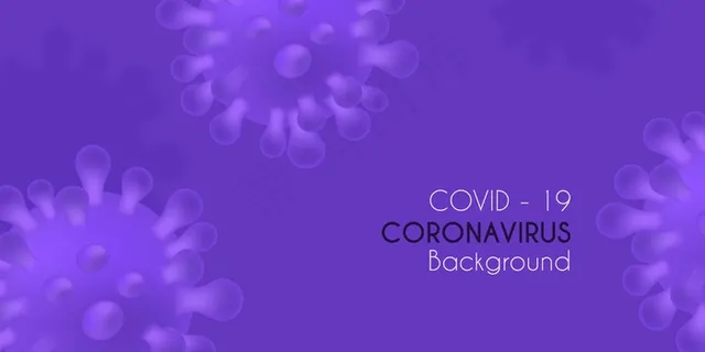 冠状病毒背景概念
