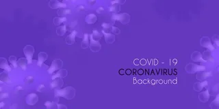 冠状病毒背景概念