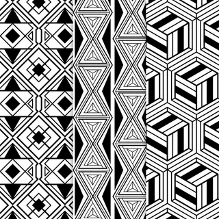 最小几何图案集合