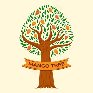 平面设计芒果树插图